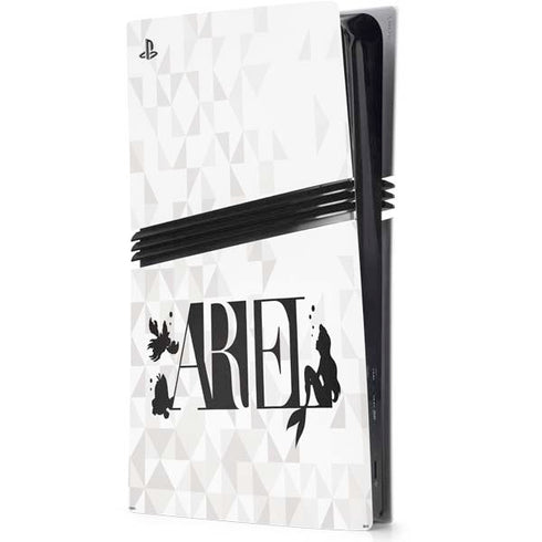 Disney Princess Ariel Chromatic PS5 Pro Console Skin